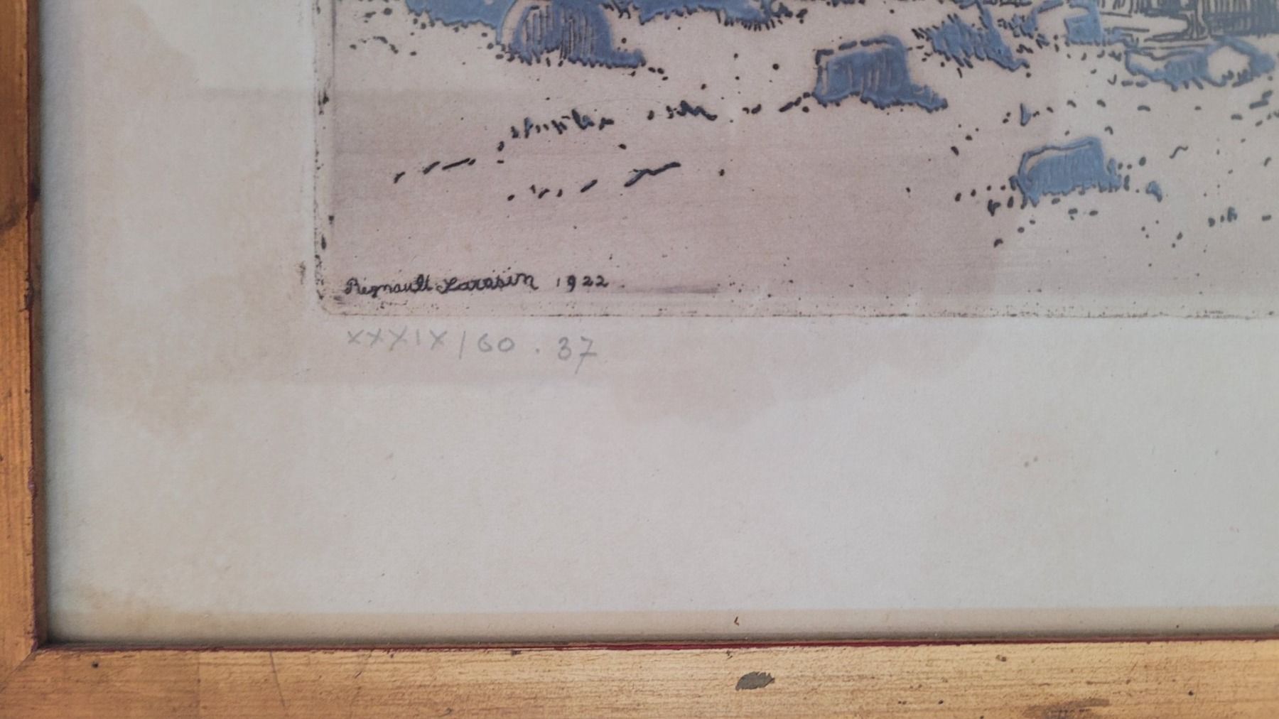 Stiche: Régnault Sarasin: Original Radierung Orient 1922 – Gebraucht aus Basel von Roberto002 3