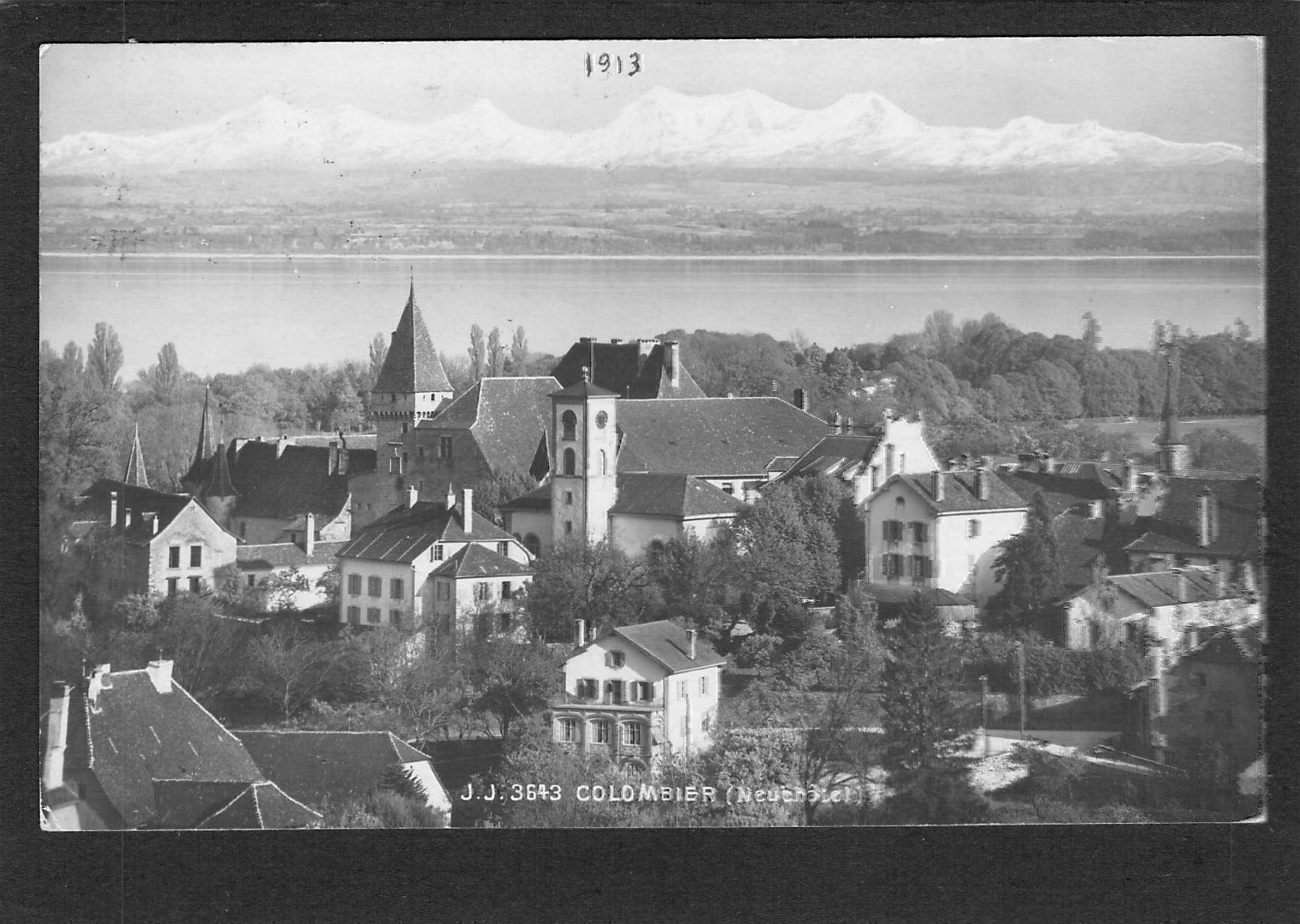 Cartoline postali: CP,NE Colombier , 1913 – Usato da Reichenburg venduto da Pipo-67