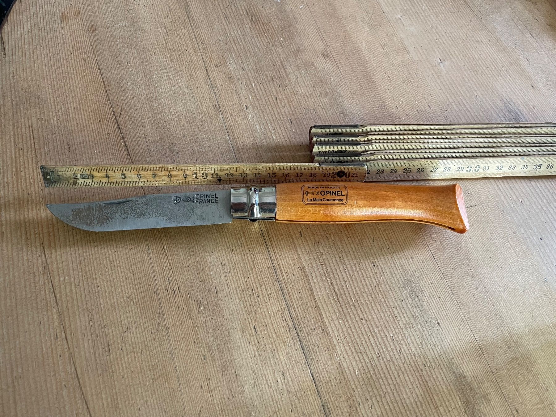 Accessori: Opinel Messer No. 12 Holzgriff gebraucht – Usato da Biel/Bienne venduto da Idefix67