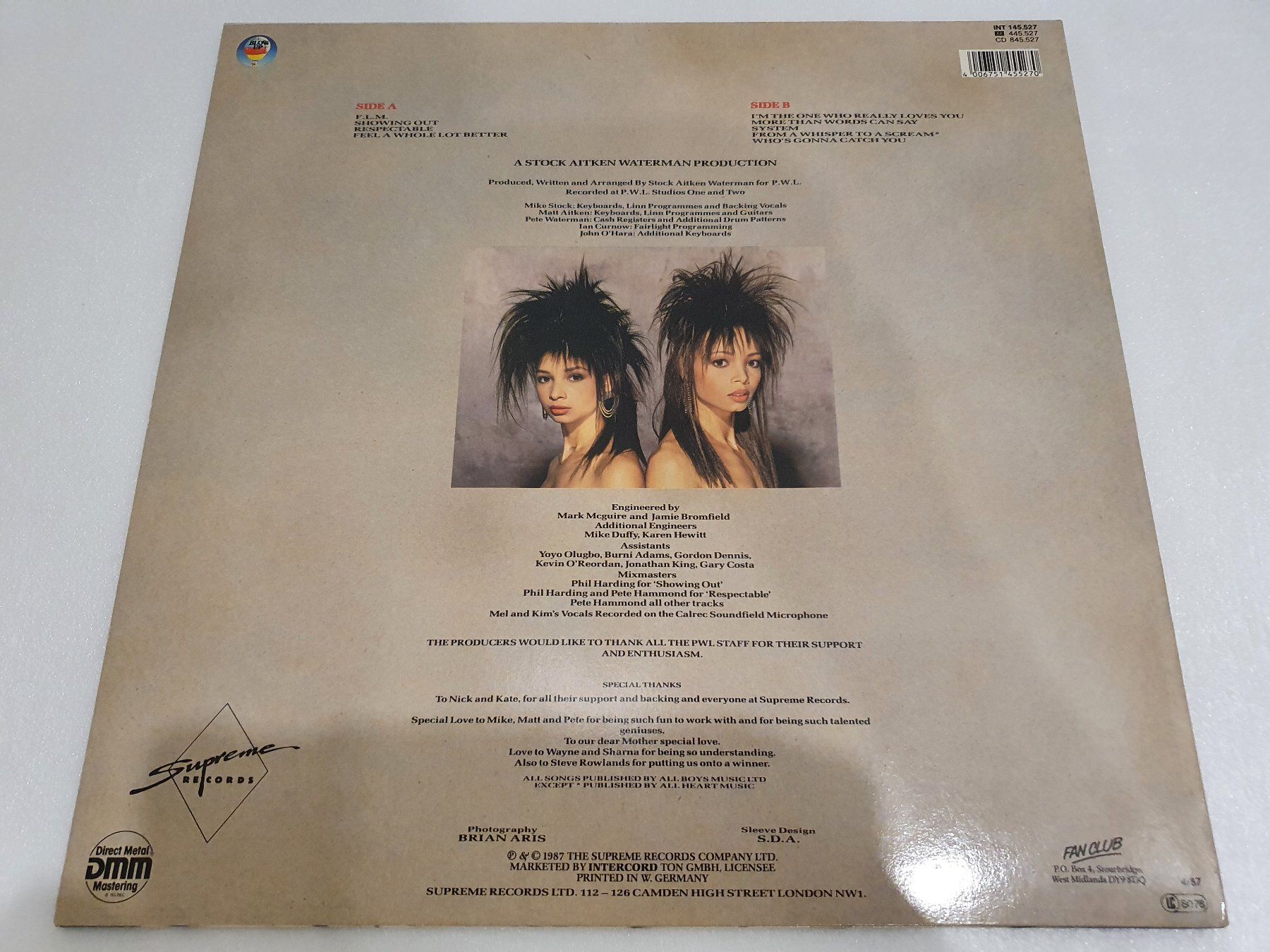 Dischi in vinile: Mel & Kim – F.L.M. – Usato da Uster venduto da Vinyl-Leidenschaft 1