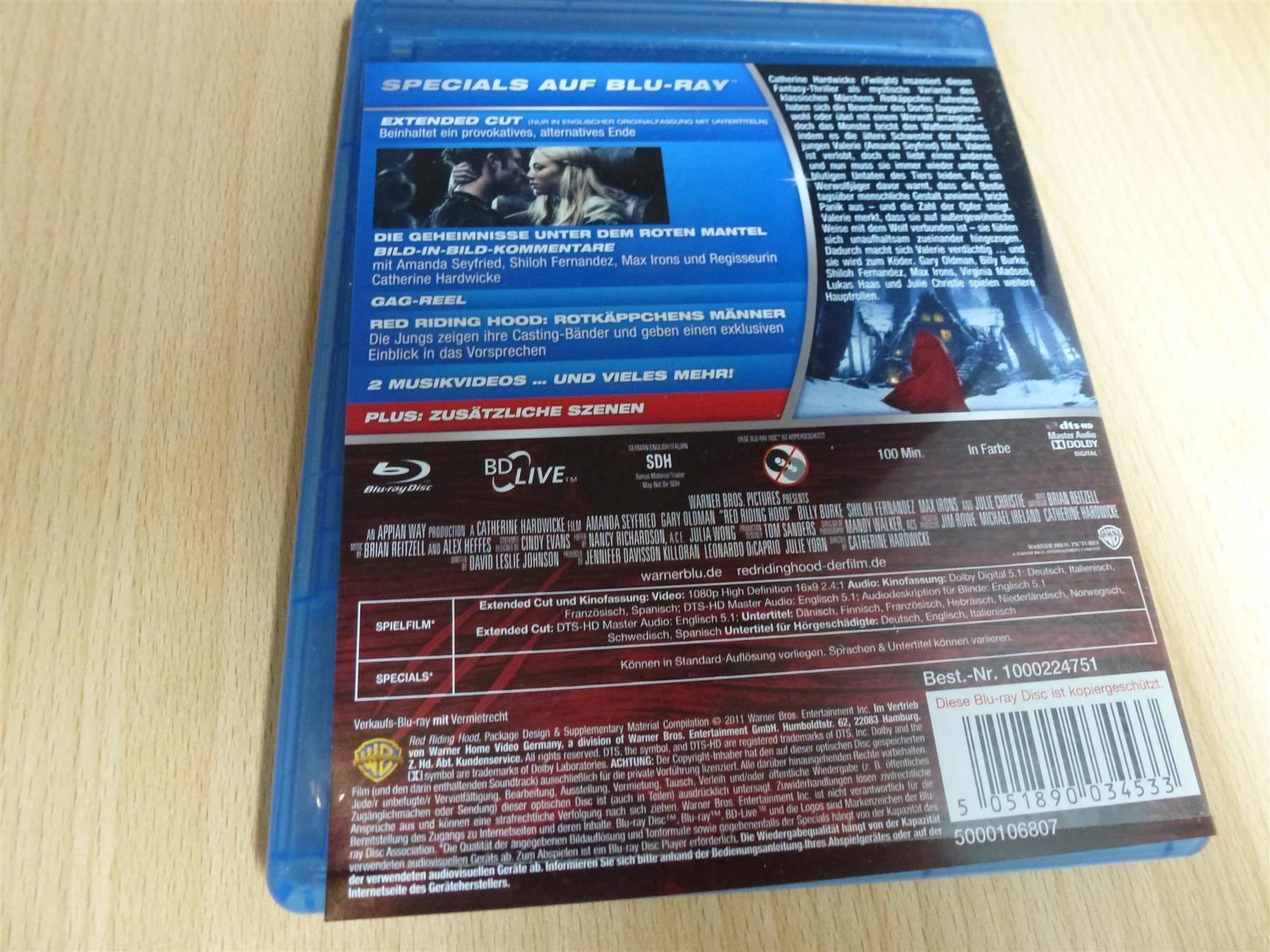 Tous les DVDs: Red Riding Hood – D'occasion à Hombrechtikon par Maloev17 1