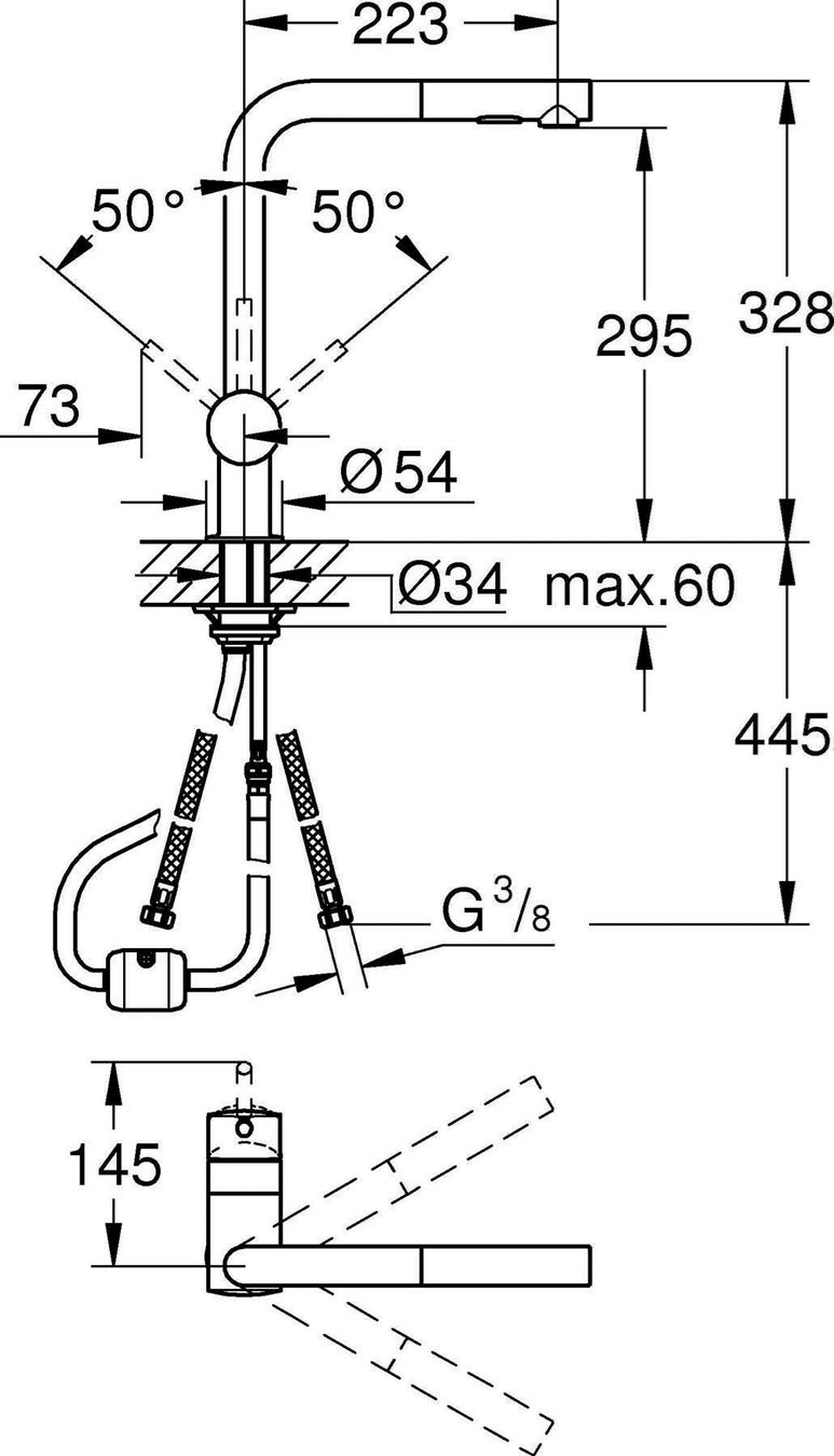 Rubinetteria: Grohe Minta Küchenarmatur 30274000 – Nuovo e nell'imballaggio originale da Bottighofen venduto da zaap 3