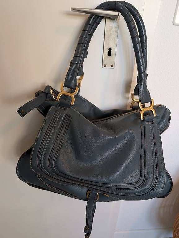 Chloé Taschen für Damen: Chloé Marcie Petrol Blue – Gebraucht aus Ossingen von Miramiss83