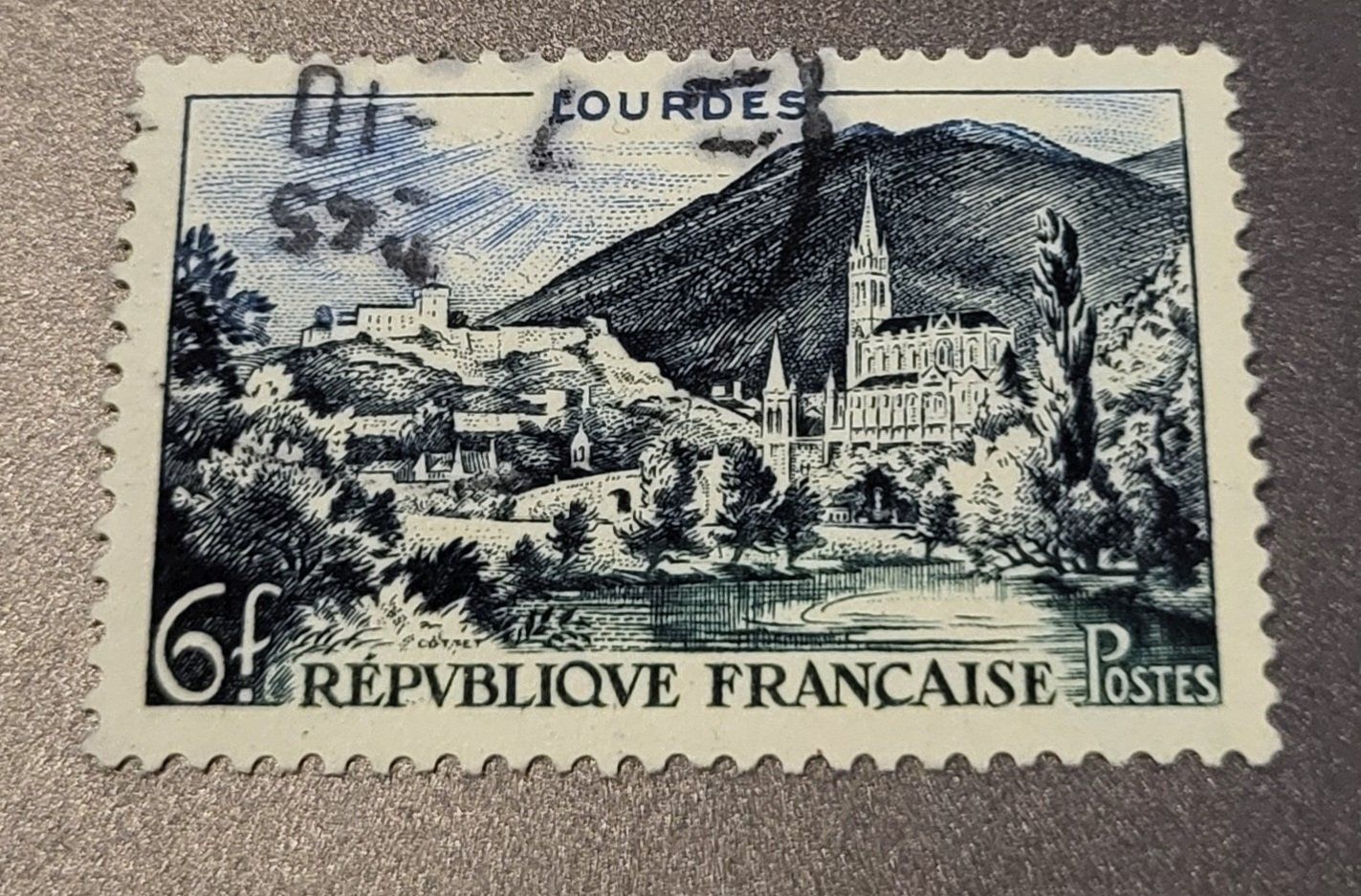 Tutti i francobolli: Frankreich 1954 briefmarke – Usato da St Gallen venduto da Stampsalshobby