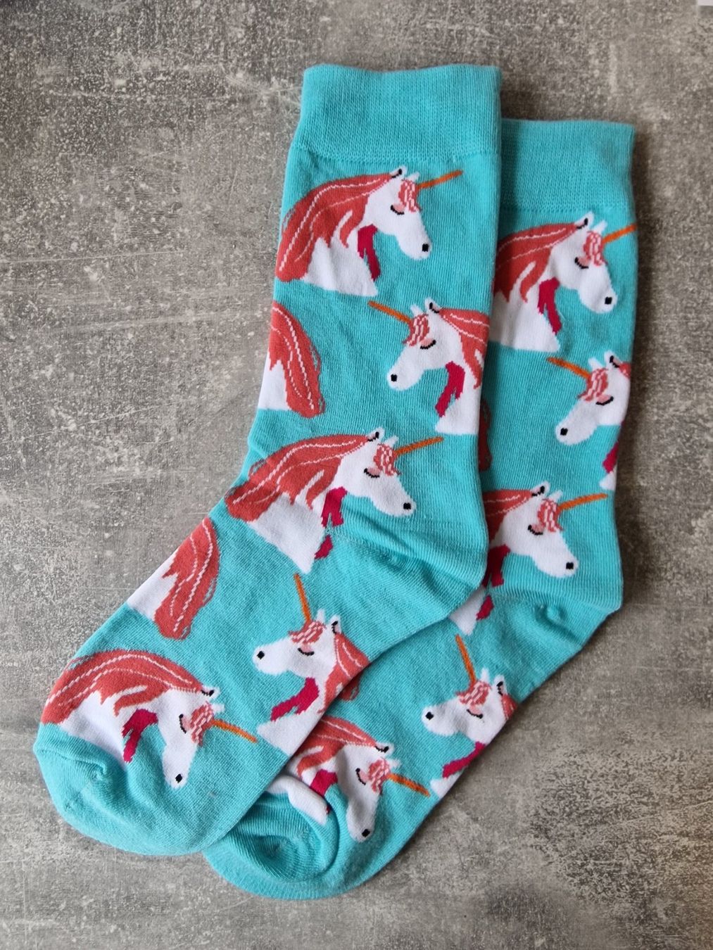 Calze: Socken Einhorn Motiv 2 – Nuovo e nell'imballaggio originale da Winterthur venduto da andrekeller95