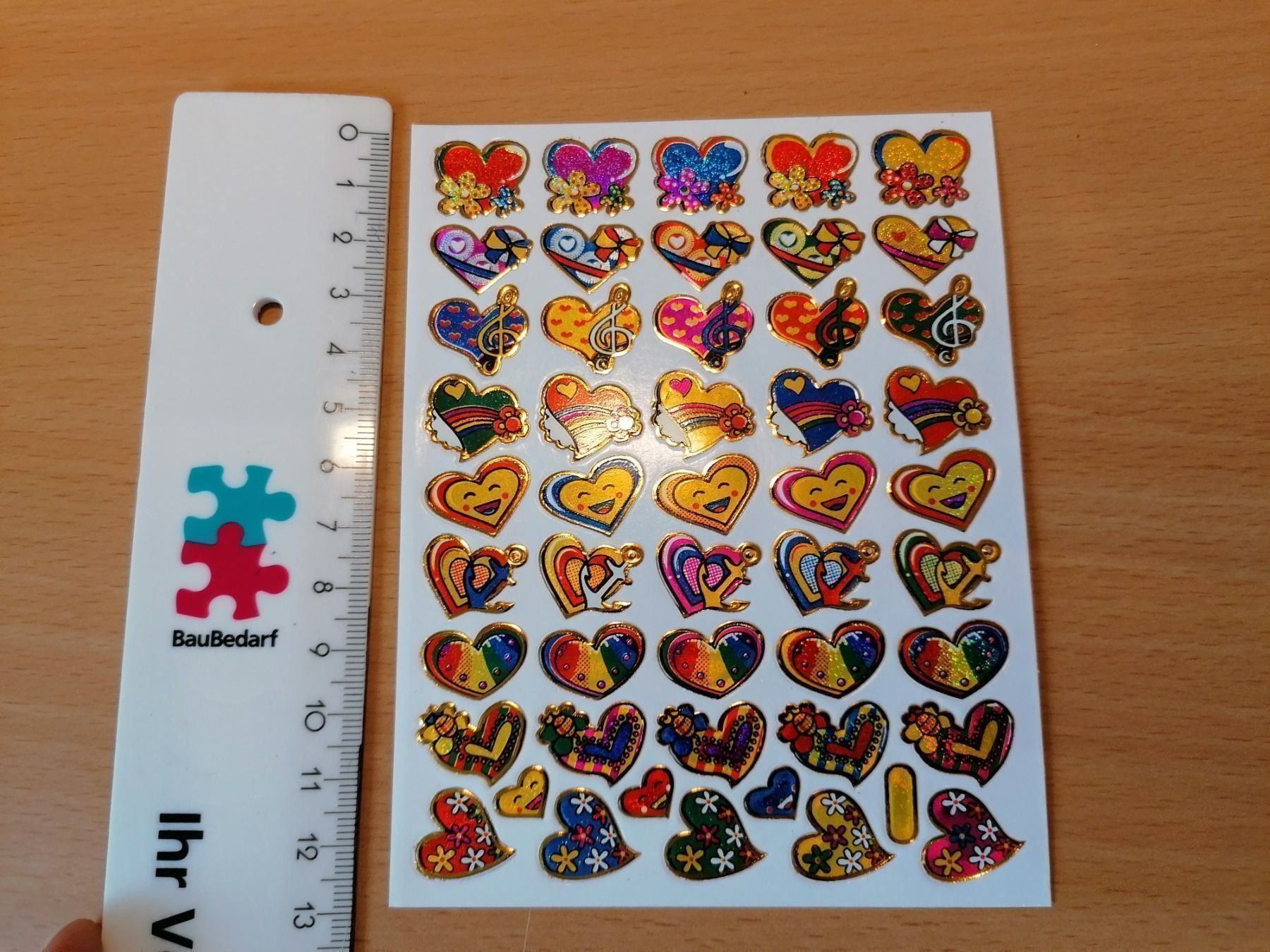 Sticker: Aufkleber Herzen 9 Bogen – Nuovo (secondo la descrizione) da Muri AG venduto da goodmood17 1