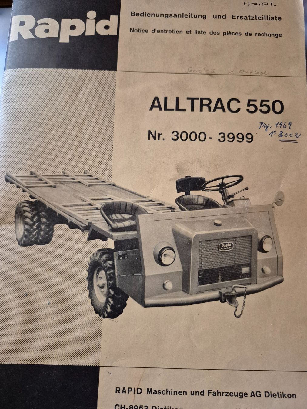 Rapid Trattori: Rapid Alltrac 550 – Usato da Willerzell venduto da eggisan 7