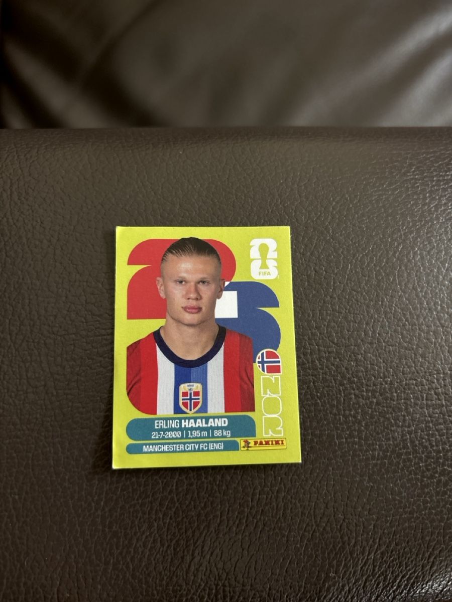 Panini Carte collezionabili: Erling Haaland Panini Sticker 2026 – Usato da Niederuzwil venduto da MT5612