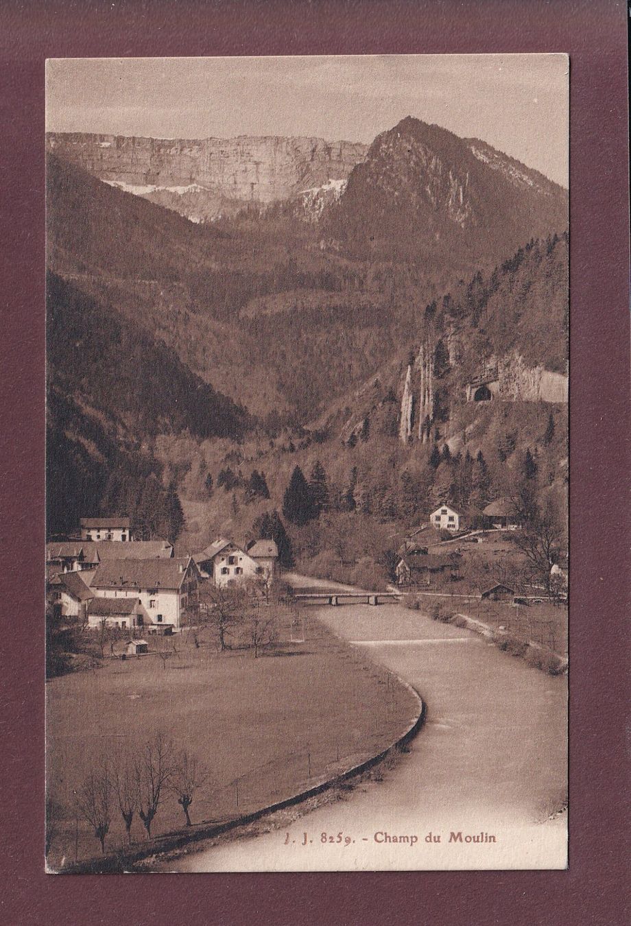 Ansichtskarten: CHAMP DU MOULIN – Gebraucht aus Pully von nicecards