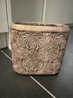Übertopf Vintage Shabby Chic Look gold/roségold