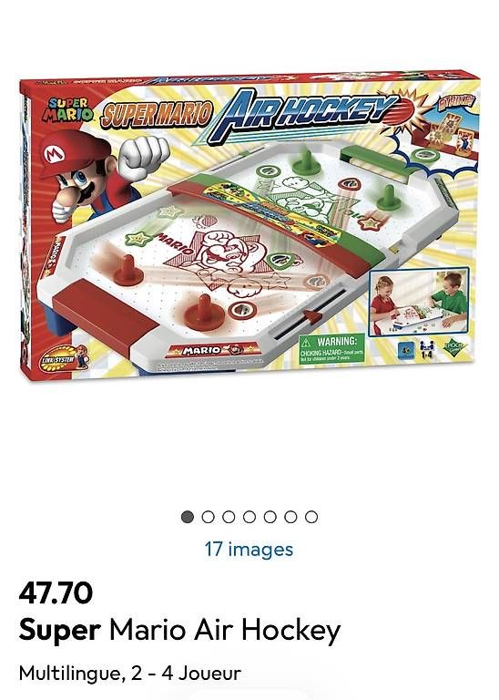 Giochi: Super Mario Air Hockey – Usato da Vallamand venduto da eugrrr