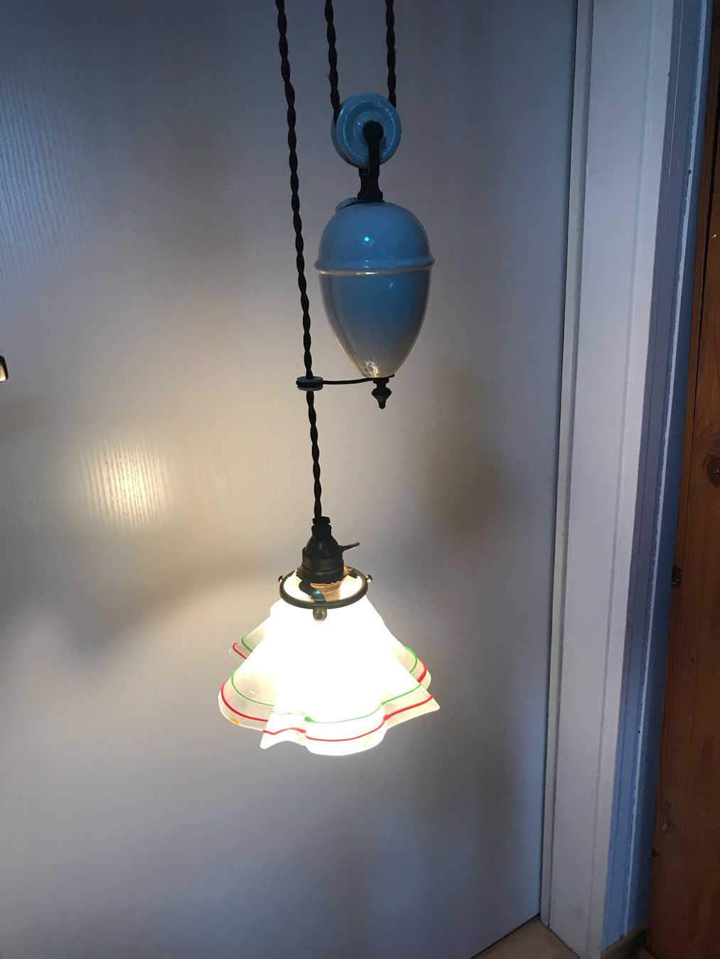 Lampade: Zuglampe Jugendstil, antik – Usato da Niederurnen venduto da Guste
