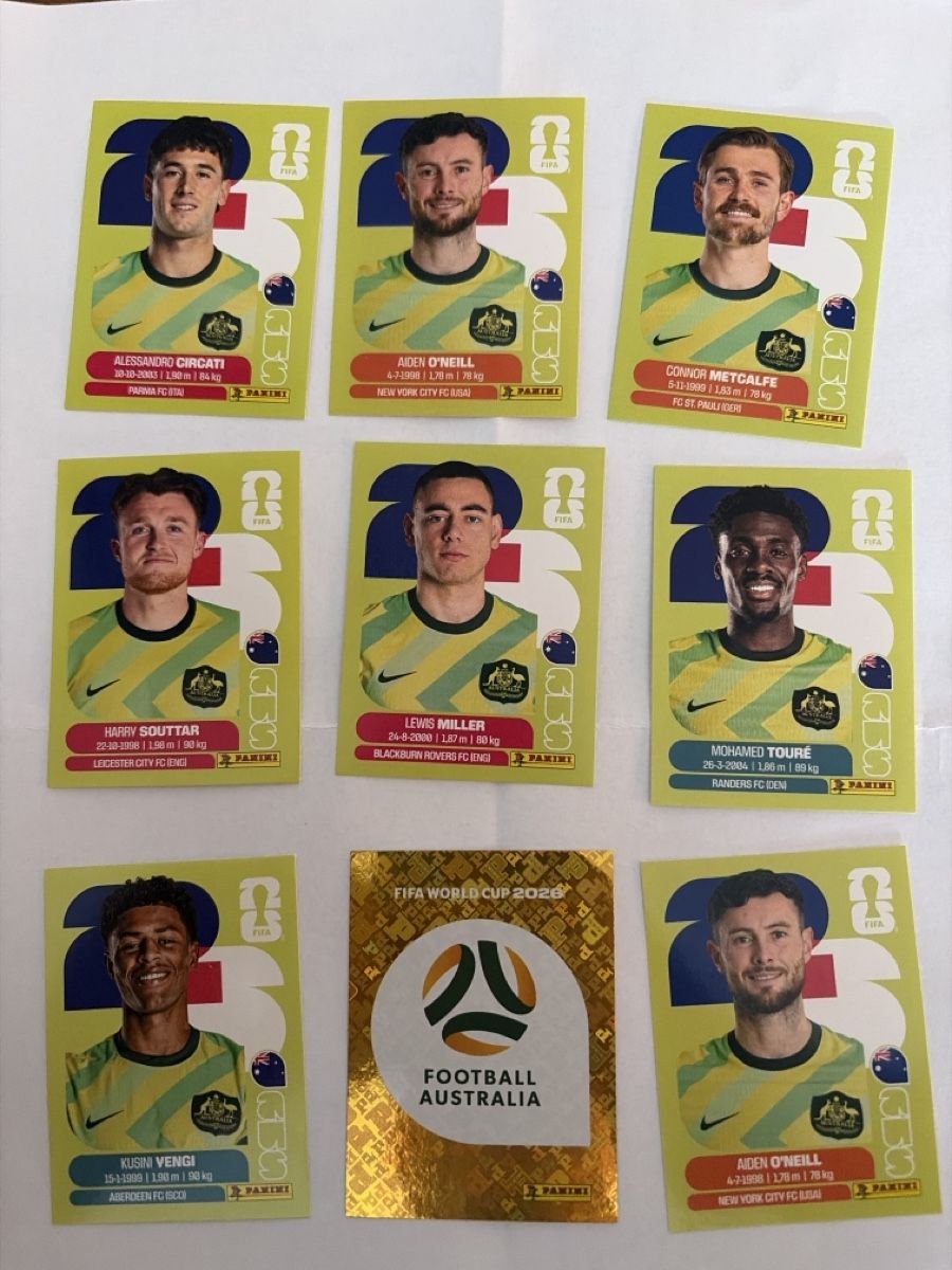 Panini Carte collezionabili: Panini 2026 lot de carte AUS – Nuovo (secondo la descrizione) da Pensier venduto da swerrmich