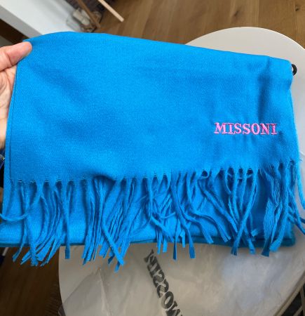 Neu Schal von Missoni 100% Original NP- 190 Fr