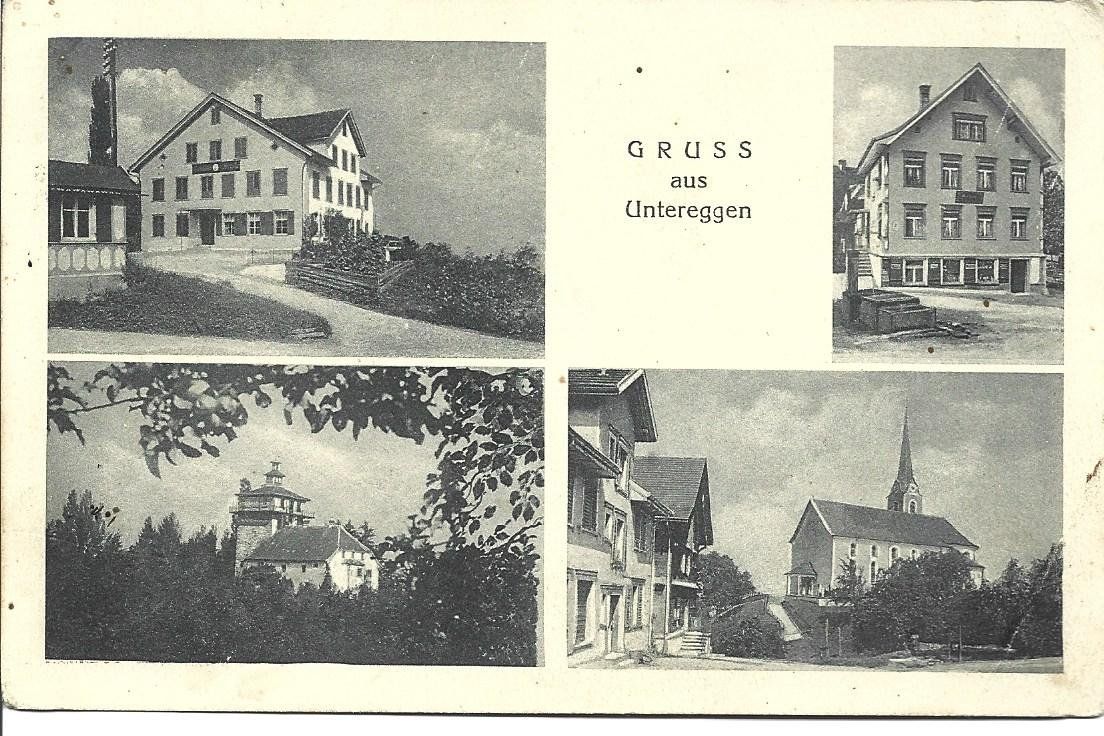 Cartoline postali: AK Untereggen  SG – Usato da Appenzell venduto da mai25