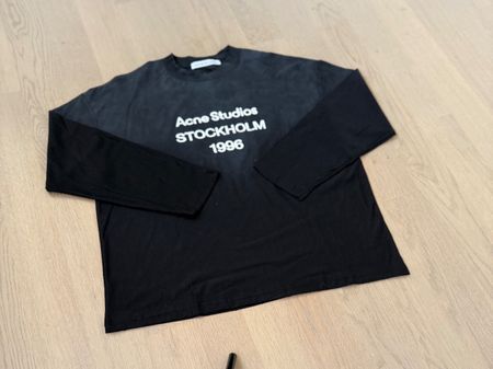 Vintage Acne Studios Longsleeve Shirt Schwarz L