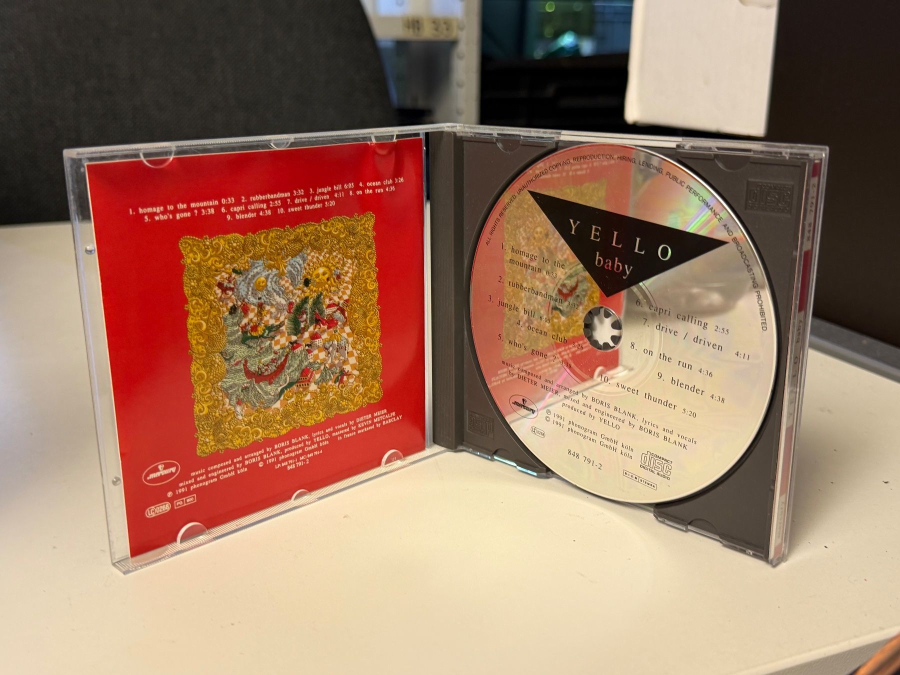 CD: Yello - Baby - SRA04B – Usato da Küsnacht ZH venduto da JazzRecords 2
