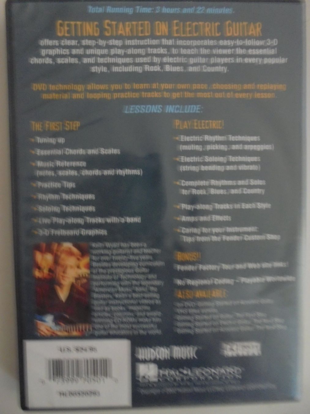 Tutti i DVDs: Getting started on Electric guitar with Keith Wyatt. E/F/D/E – Usato da Eclépens venduto da Consuelo 1