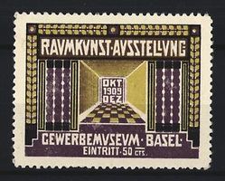 Reklamemarke Basel, Raumkunstausstellung