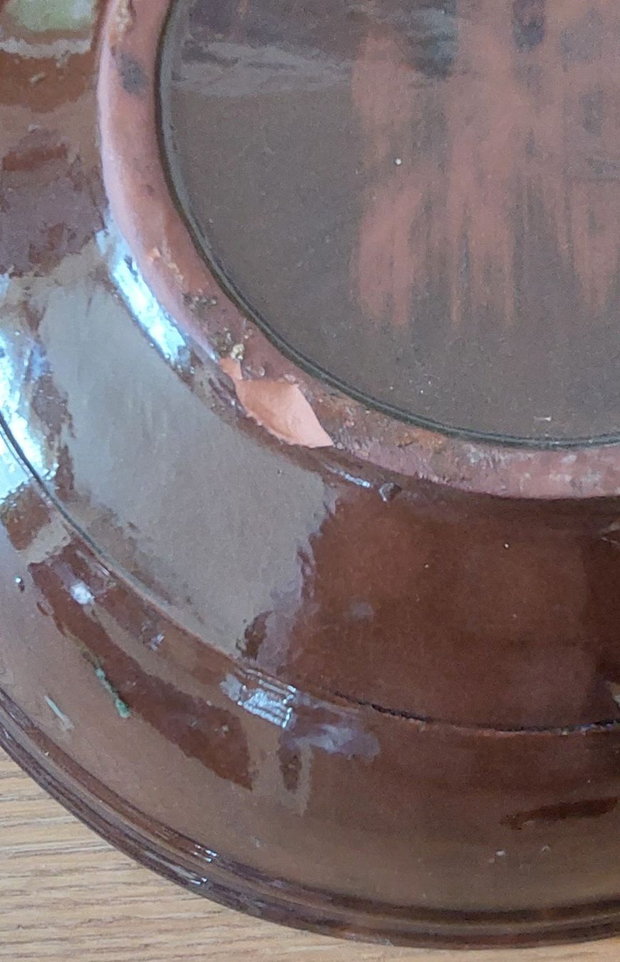 Ciotole: Grosse Ton-/Obstschale – Usato da Adlikon b. Andelfingen venduto da Kraemse 4