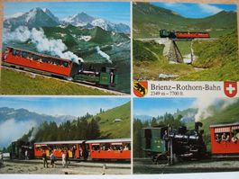 Verschiedene Bilder der Brienzer Rothorn Bahn