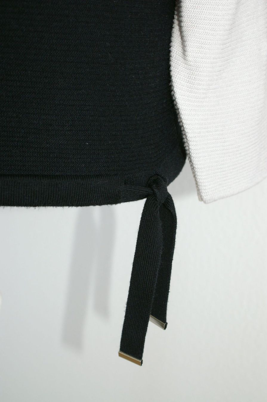 Monari Maglioni & Felpe: Pullover mit Silberdetails von monari, Gr. 36, schwarz/stein – Usato da Grüt (Gossau ZH) venduto da o-nyx 2