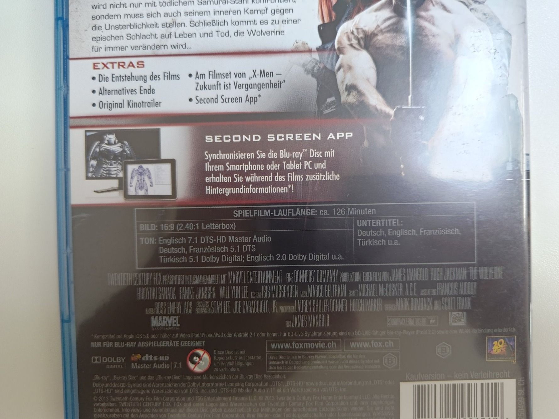 Tutti i DVDs: Wolverine - Weg des Kriegers – Usato da Liestal venduto da Kratzilla 3