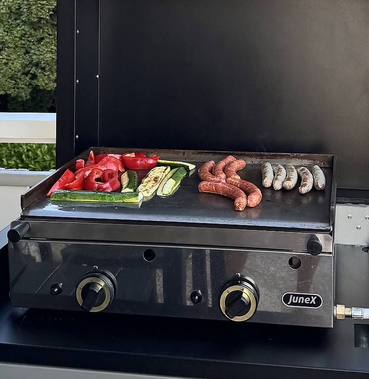 Grils: Plancha gaz inox Junex – D'occasion à Puplinge par Pierreth