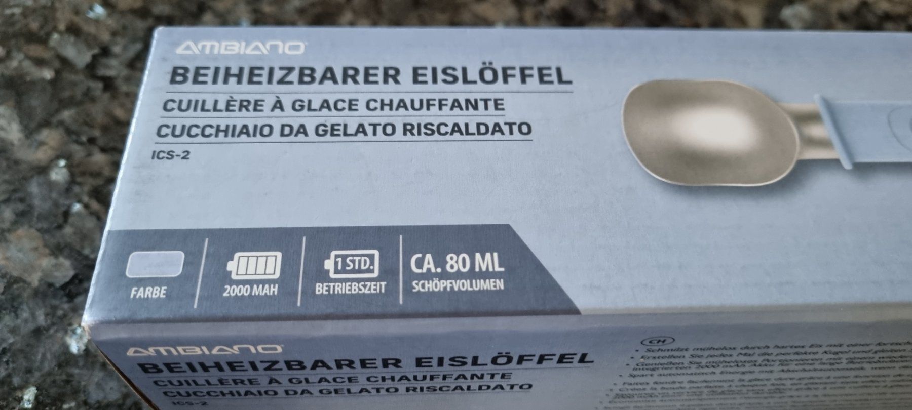 Appareils de cuisine: Ambiano Beheizbarer Eisloeffel ICS-2 neu – Neuf (Voir description) à egliswil par Maggy6 1