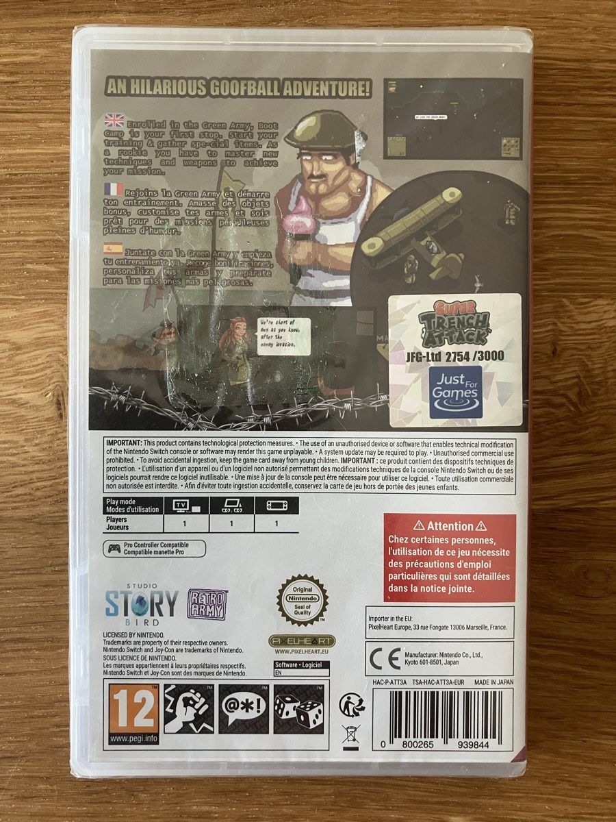 Nintendo Spiele: Nintendo switch super trench attack limité à 3000 ex – Neu und originalverpackt aus Châtel-St-Denis von Lestresorsdugrenier 1