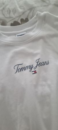 Tommy Jeans T-Shirt weiss Grösse XS Damen NEU