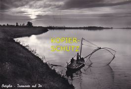 Ostiglia - Pescatori al tramonto sul Po /mp