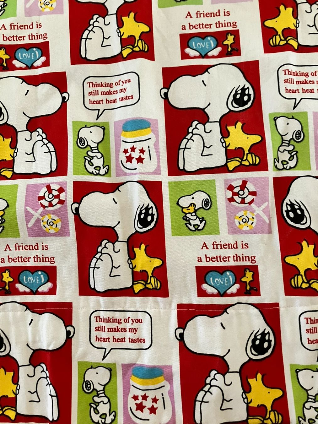 Tende: Vorhänge / 1 paire de rideaux snoopy – Usato da Corminboeuf venduto da Syl03 1