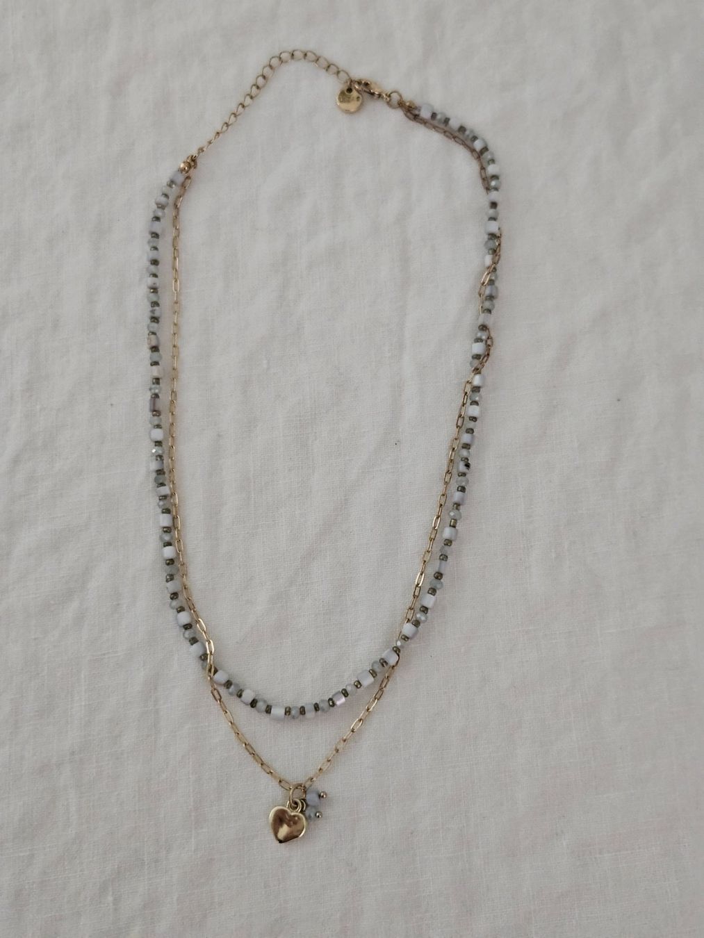 Ketten: Elegante Doppelkette mit Anhänger – Gebraucht aus Bünzen von Milly32 5
