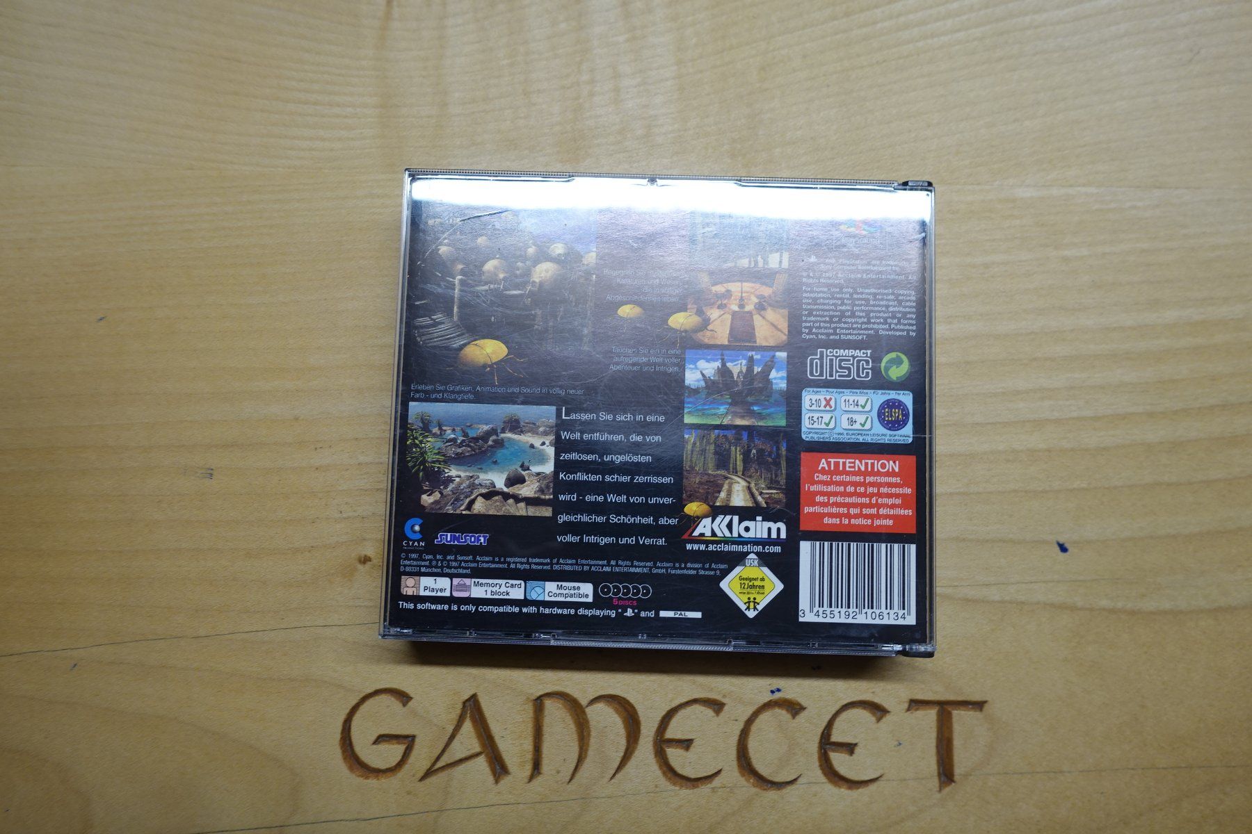 Sony Spiele: Riven: The Sequel to Myst – Neu und originalverpackt aus Steinach von Gamecet 2