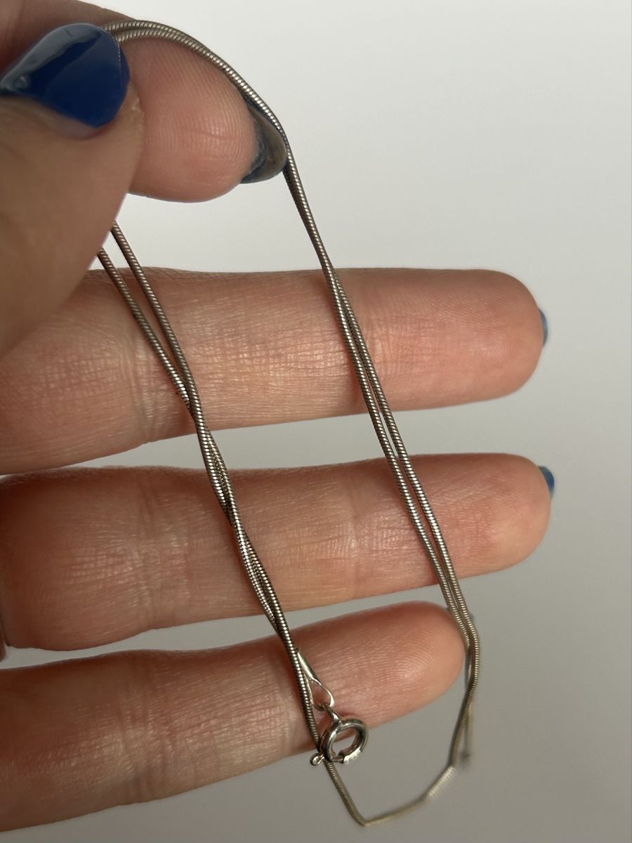 Colliers: Feine Silber Schlangenkette - 41cm – D'occasion à Bern par Ilikebluegems 2