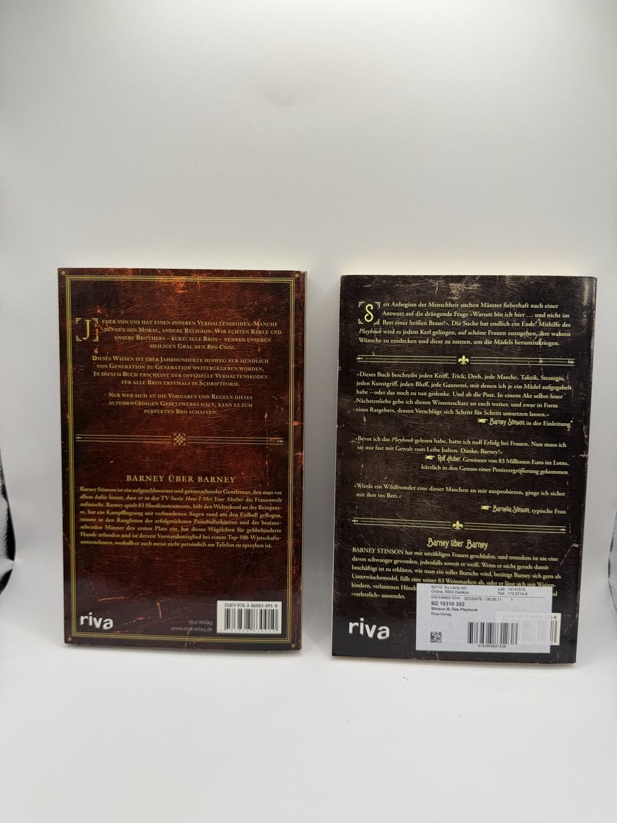 Libri: How I Met Your Mother - Der Bro Code + Playbook Set – Usato da Beckenried venduto da chef3945 1