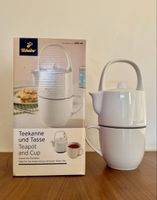 Tchibo Qualitäts Porzellan Teekanne mit Tasse, NEU & OVP