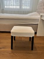 IKEA Hocker weiss mit abnehmbarem Bezug
