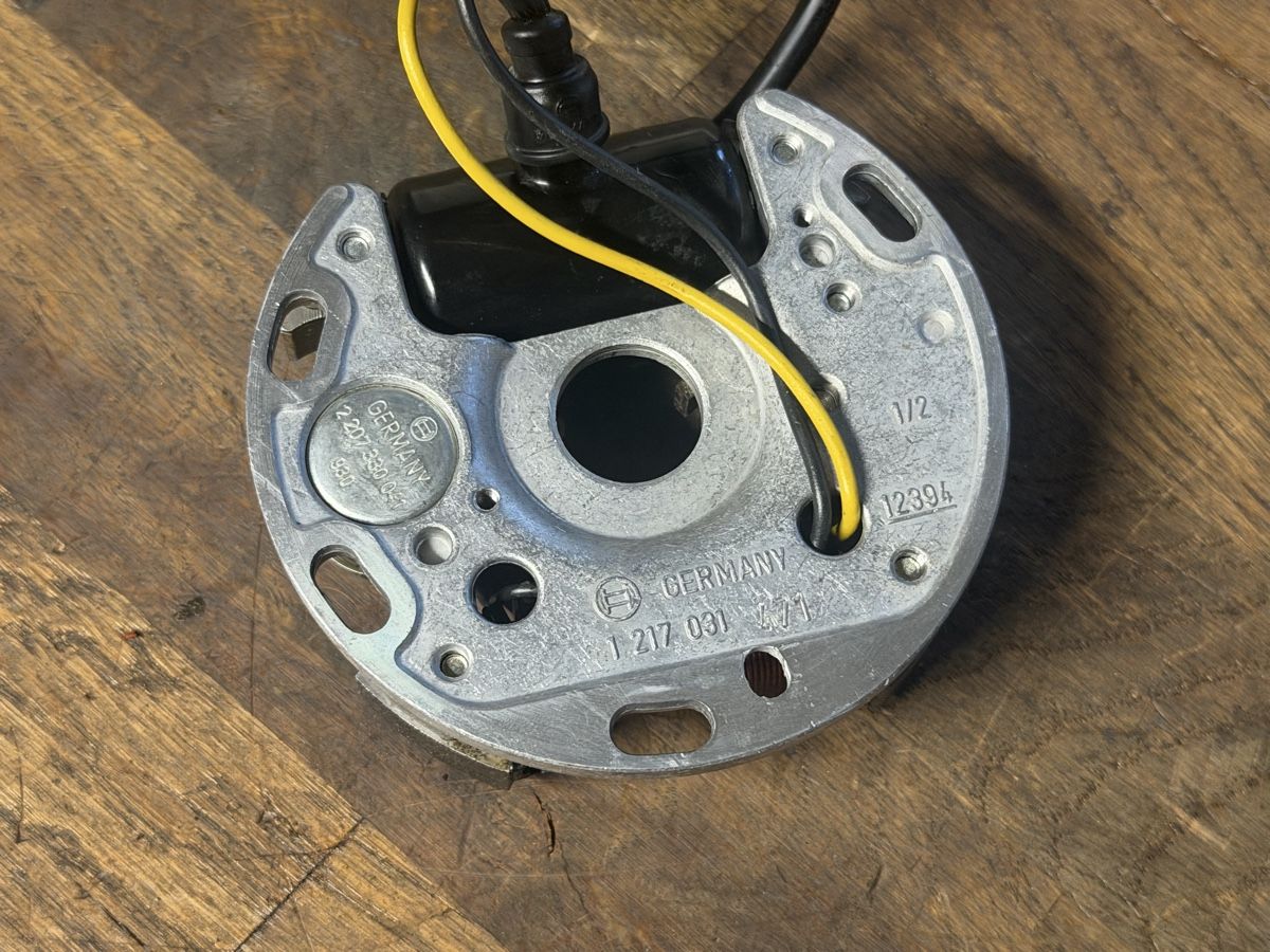 Puch Parti ricambio per ciclomotori: Zündplatte Puch Za50 Original Bosch Ducati – Usato da Bolken venduto da si.x.las 3