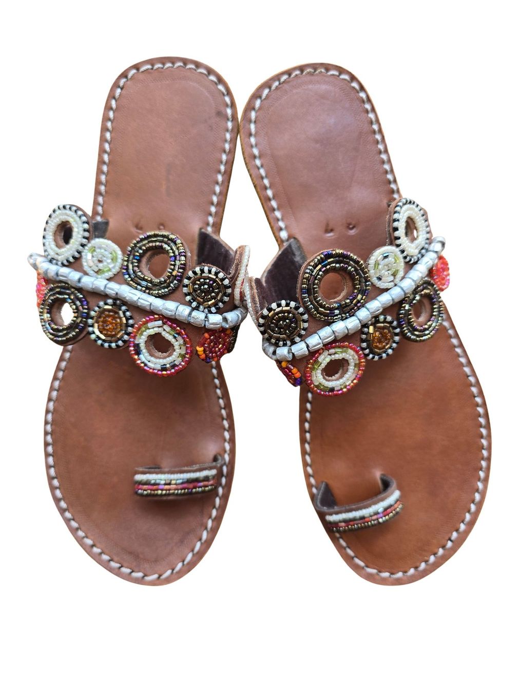 Chaussures femmes: Handgemachte Leder-Sandalen - Multicolor 37 – Neuf avec emballage d'origine à Brione s. Minusio par Littleninja