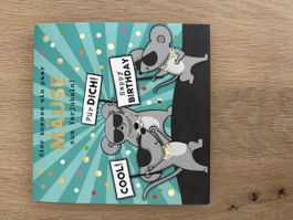 Geburtstagskarte mit Musik-Motiv - Pop-Up - Neuwertig!