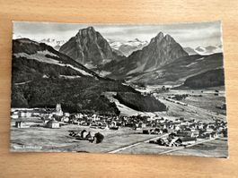 Alte Ansichtskarte Einsiedeln mit Stempel, Rarität!