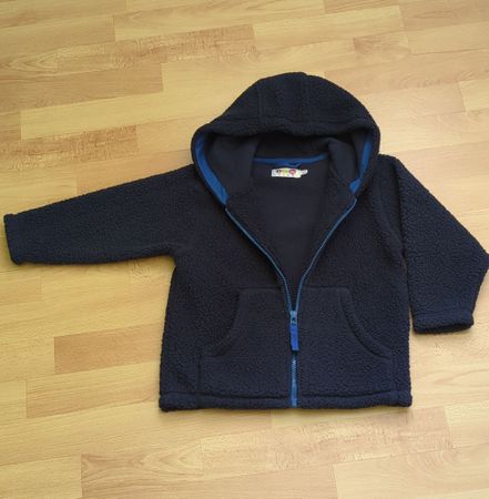 Fleecejacke Kinder dunkelblau Grösse 98/104 guter Zustand