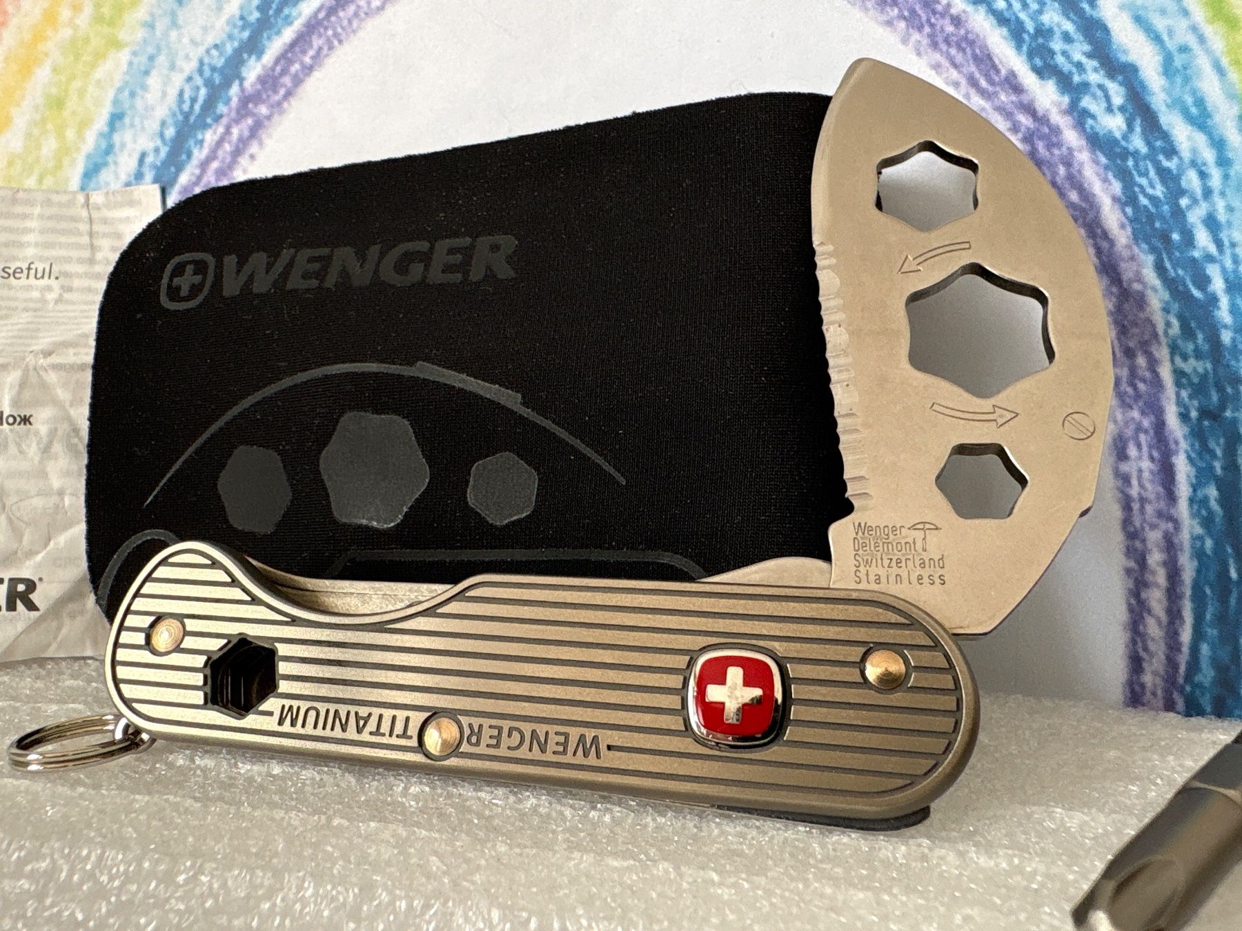 Wenger Taschenmesser: WENGER - Titanium Line - Sackmesser/Werkzeug – Gebraucht aus Andwil SG von Rainboli 1