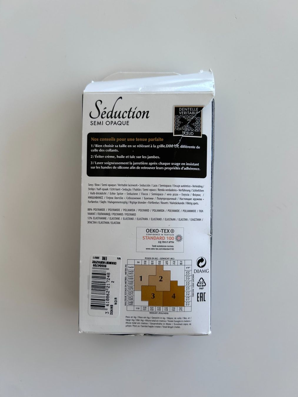 Dim Calze & Collant: DIM UP Seduction Semi Opaque Overkneestrümpfe – Nuovo (secondo la descrizione) da St. Gallen venduto da look-twice 1