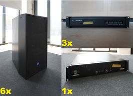 SET: Lautsprecher, Bittner + Crown Amplifier und Schrauben