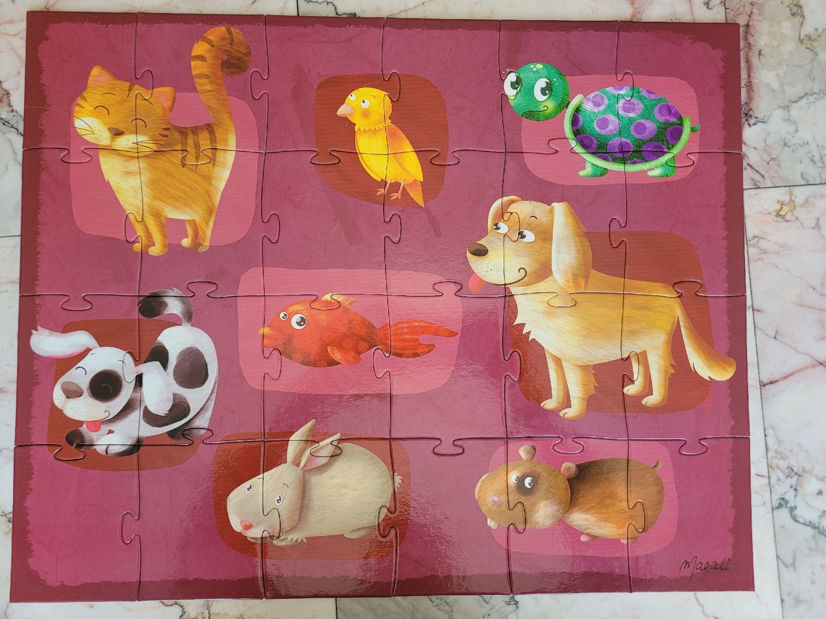 Janod Puzzle: Puzzle Janod 24 pièces chien – Usato da St-Maurice venduto da happy.family 1