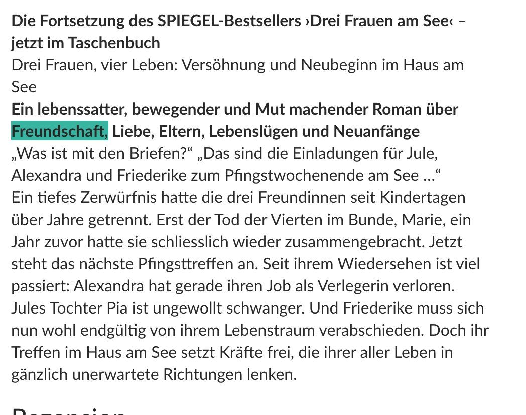 Libri: Drei Frauen, vier Leben – Usato da Frauenfeld venduto da SCHATZtruhe369 1