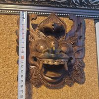 Holzmaske, Handarbeit aus Bali, Wanddeko, Rarität!